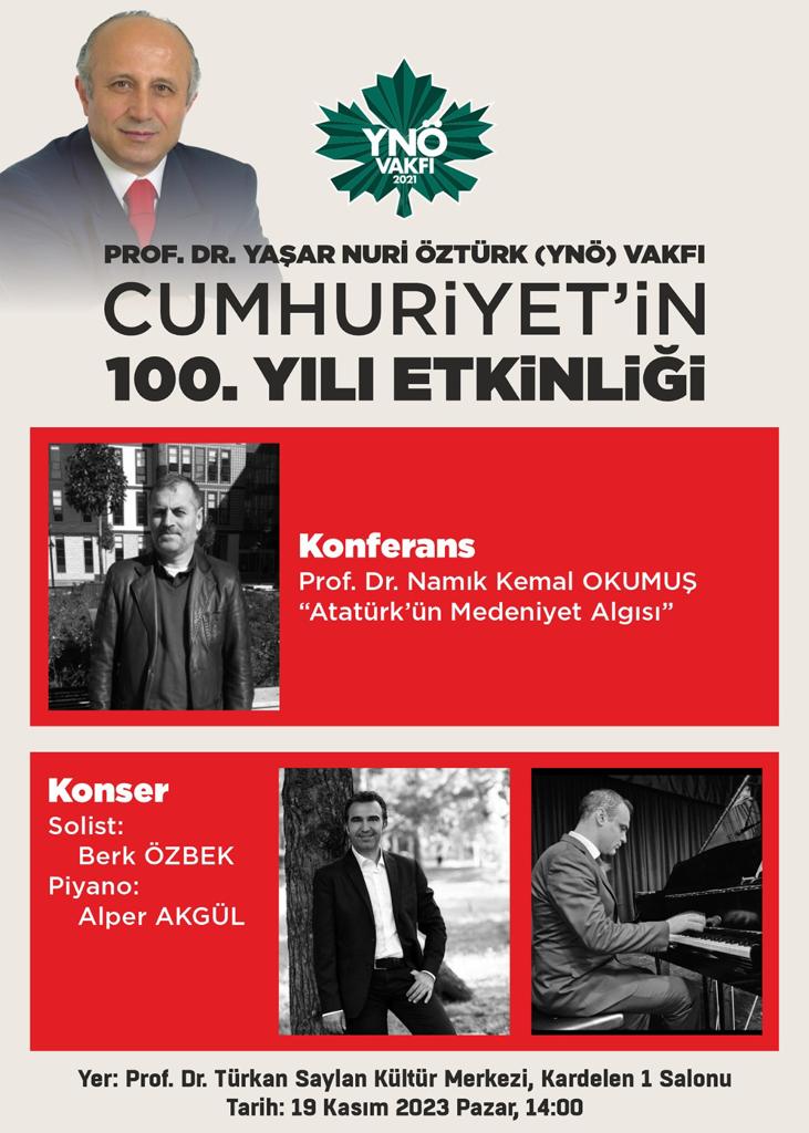 Cumhuriyet'in 100. Yılı Etkinliği - 19 Kasım 2023